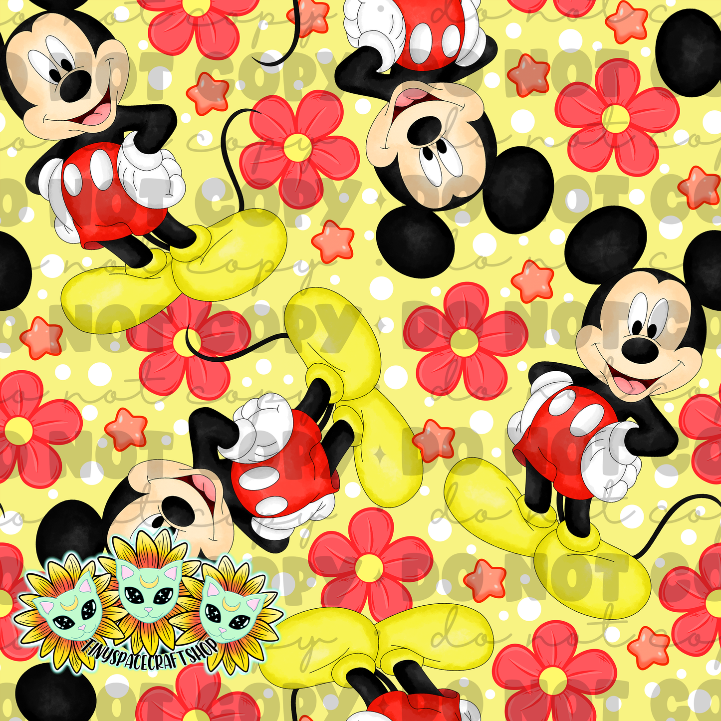 Floral mouse