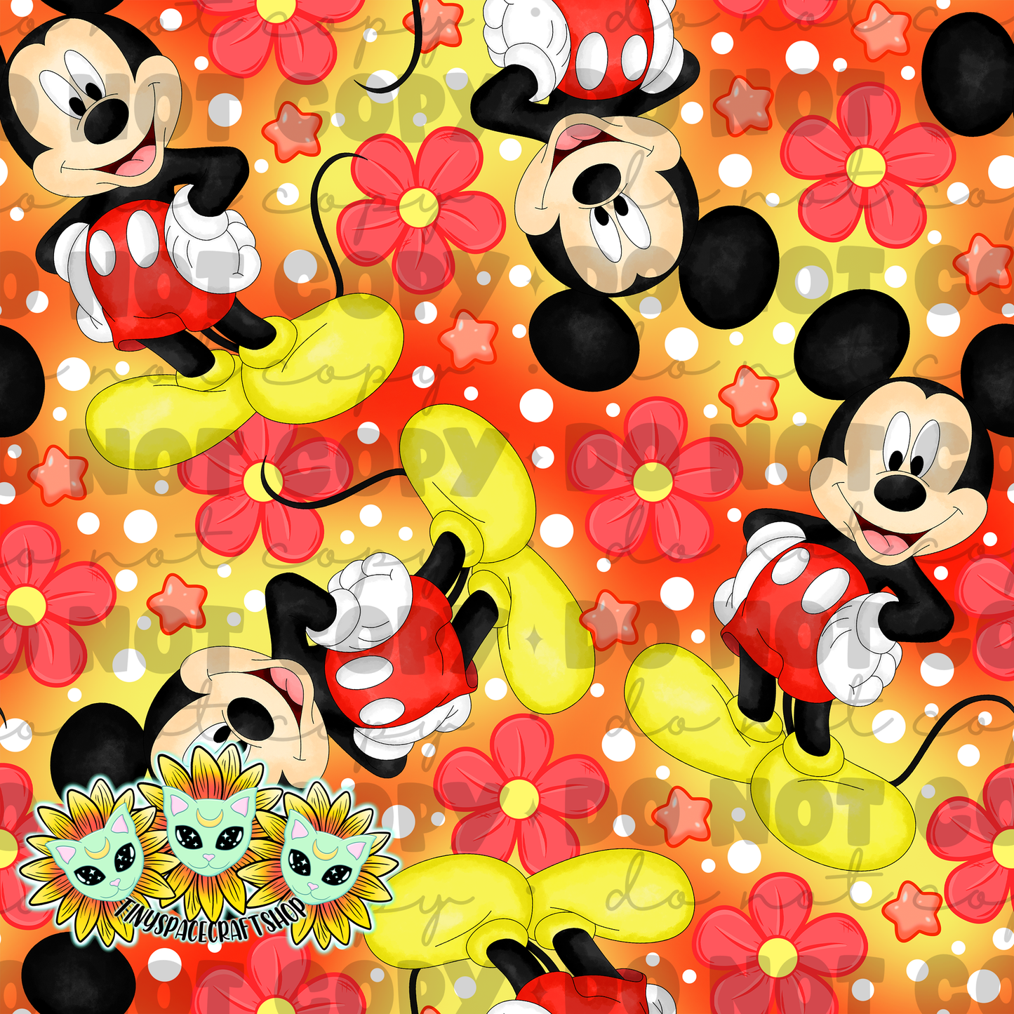Floral mouse
