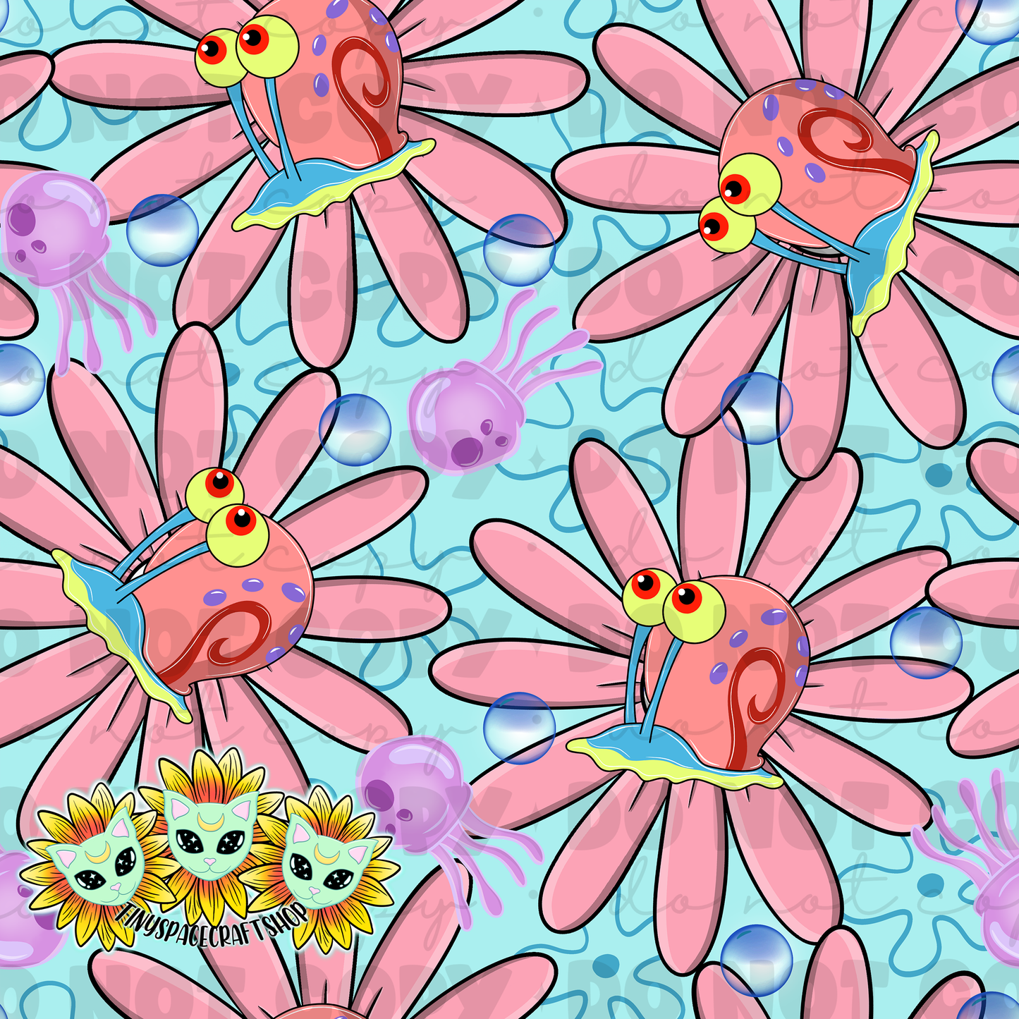 Floral snail