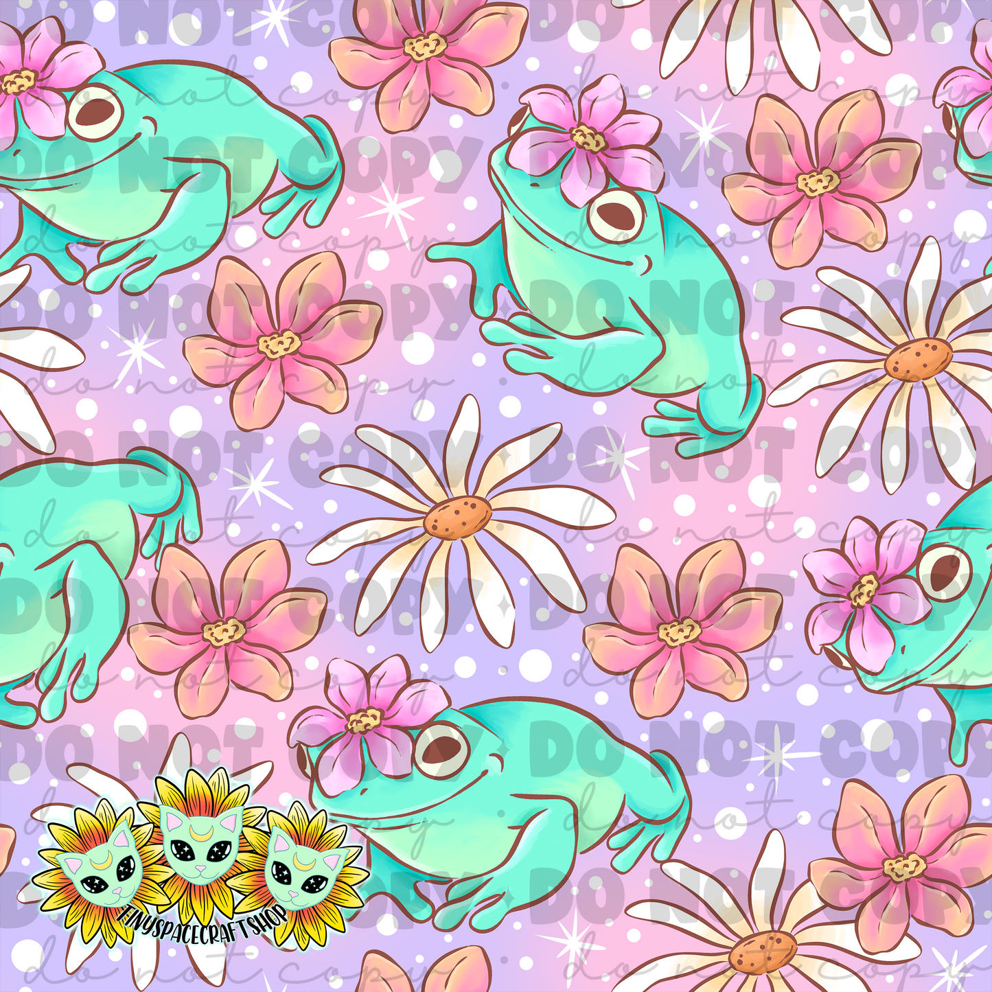 Floral frog
