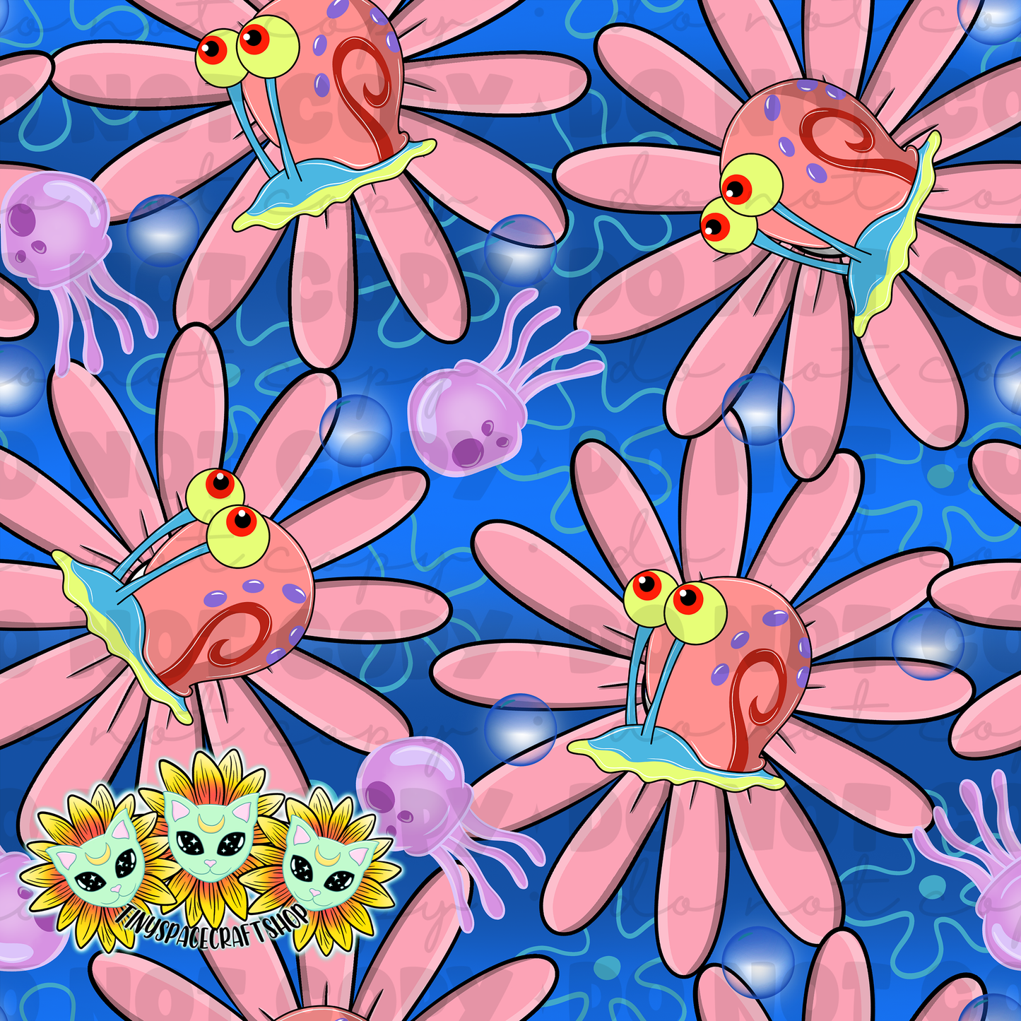Floral snail