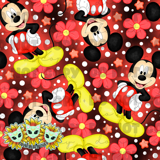 Floral mouse
