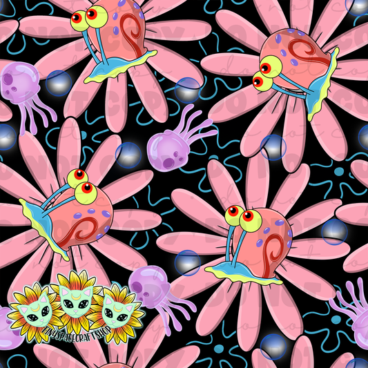 Floral snail
