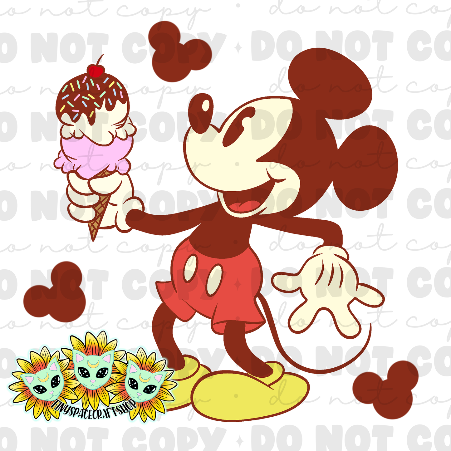 Mouse ice cream