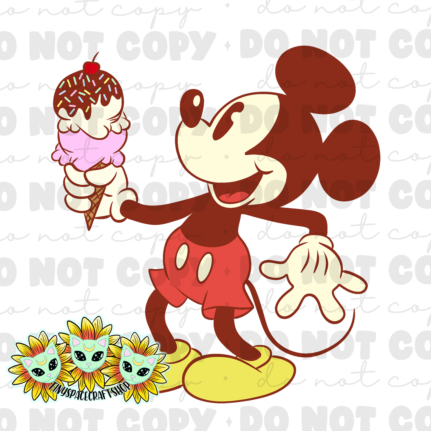 Mouse ice cream