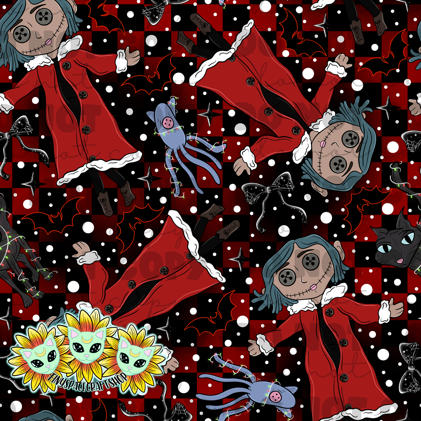 Christmas button