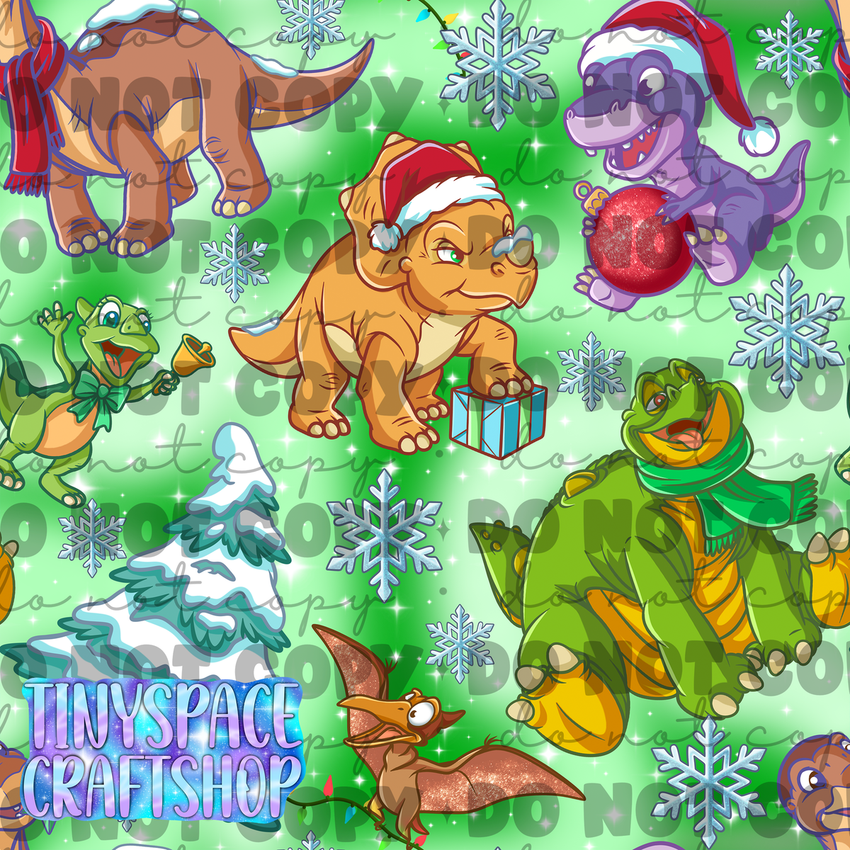 Christmas Dino
