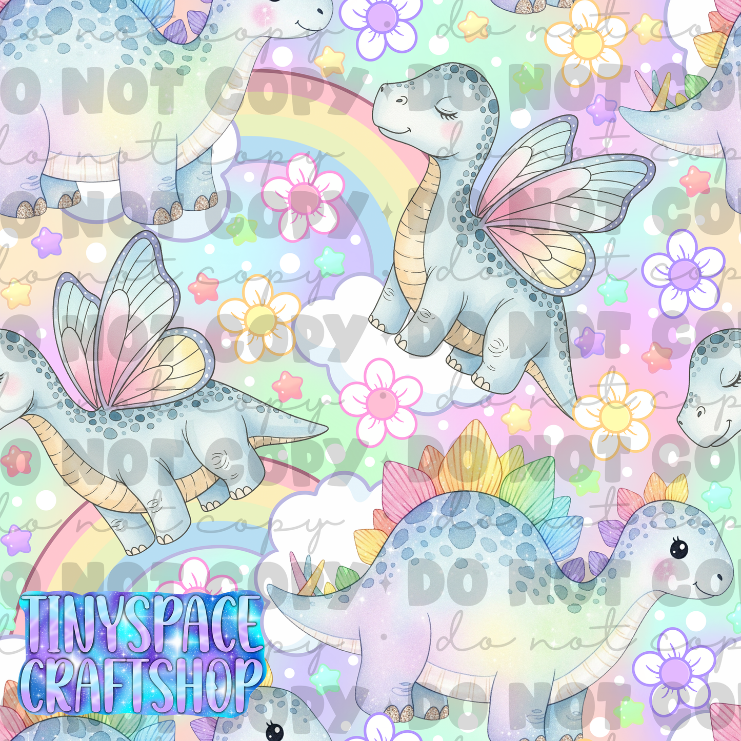 Rainbow Dino