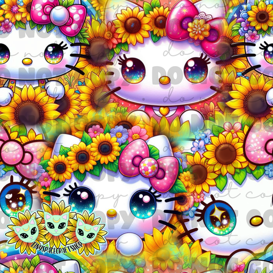 Sunflower kitty