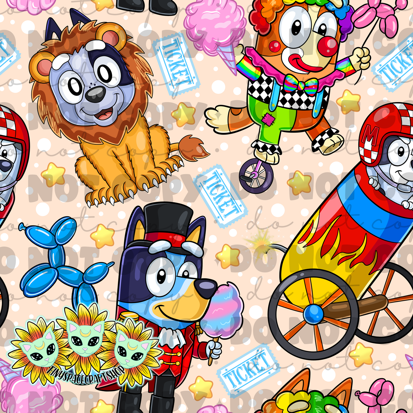 Blue circus