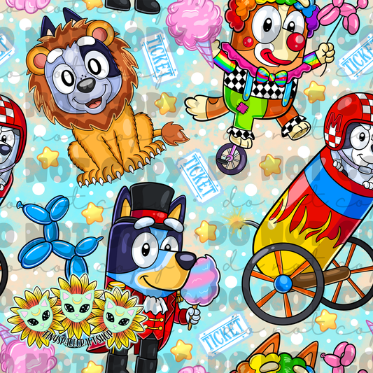 Blue circus
