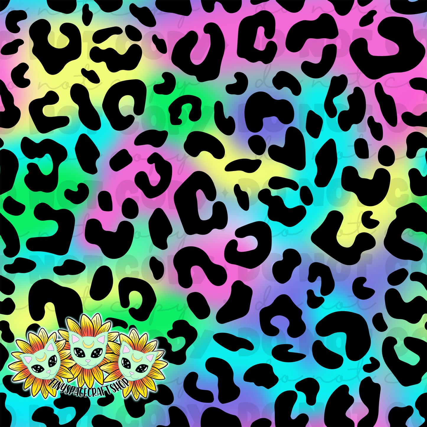 V rainbow leopard