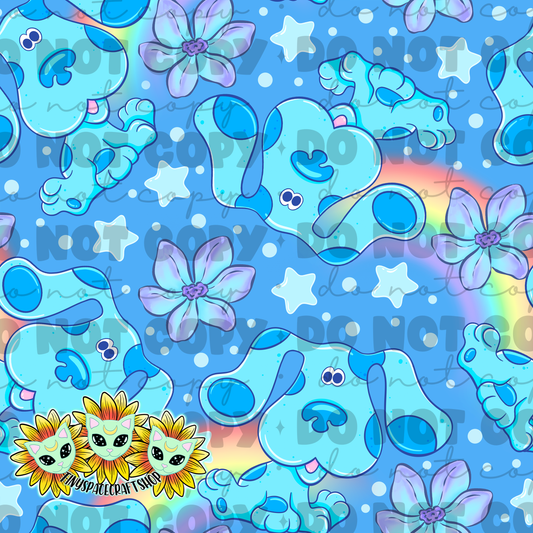 Rainbow blue