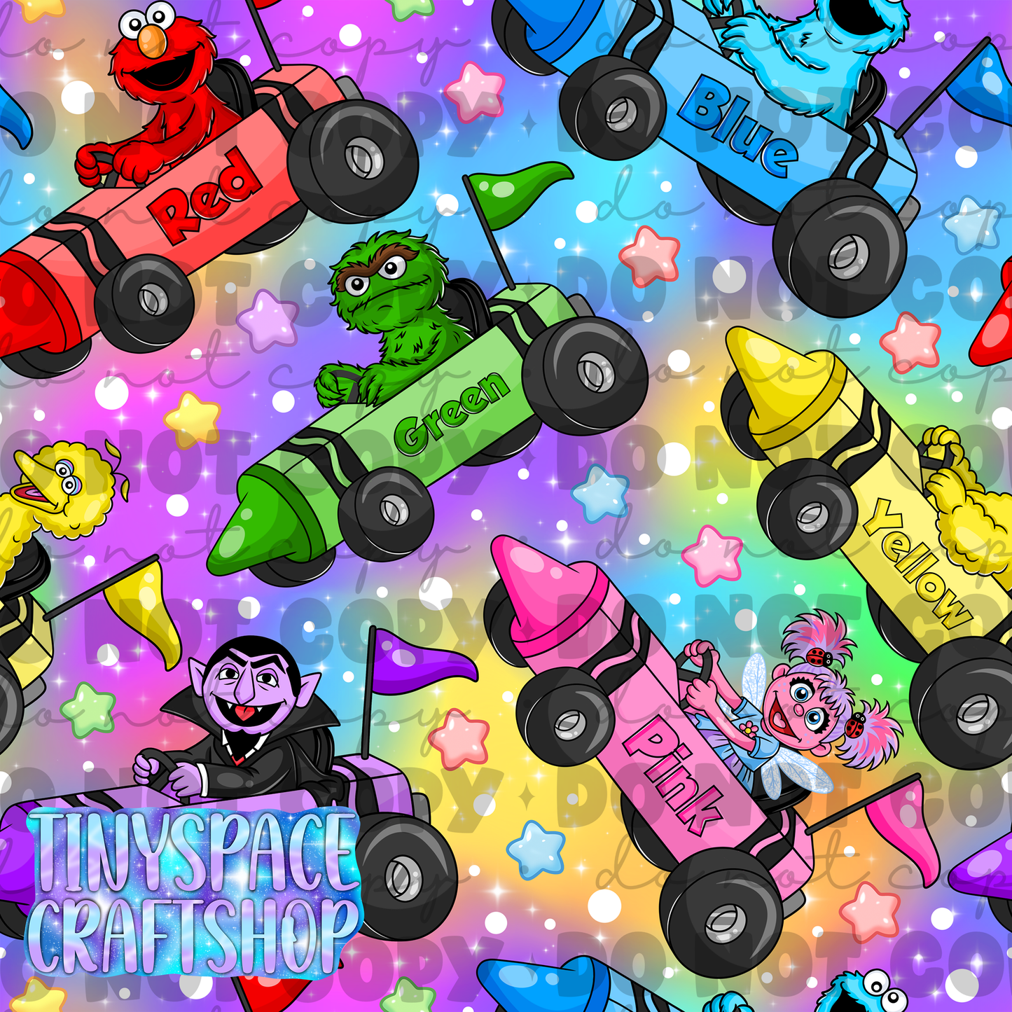 Cartoon crayons