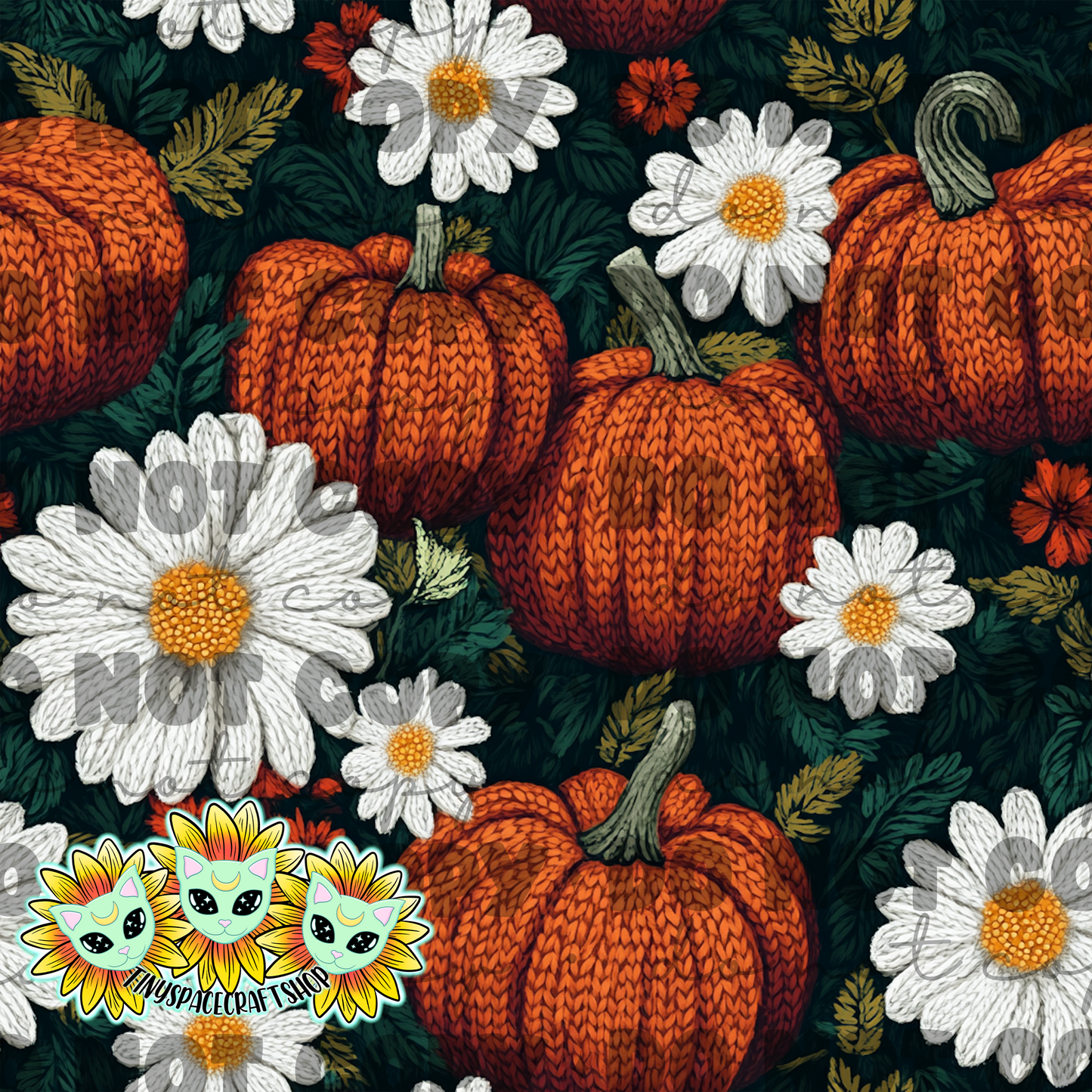 Knit pumpkin