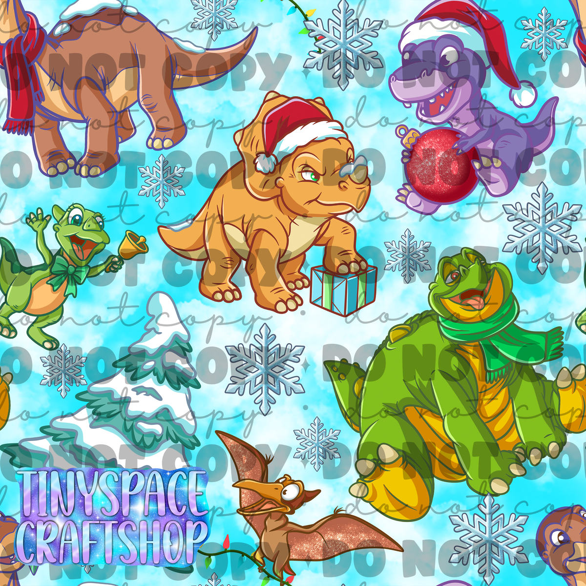 Christmas Dino