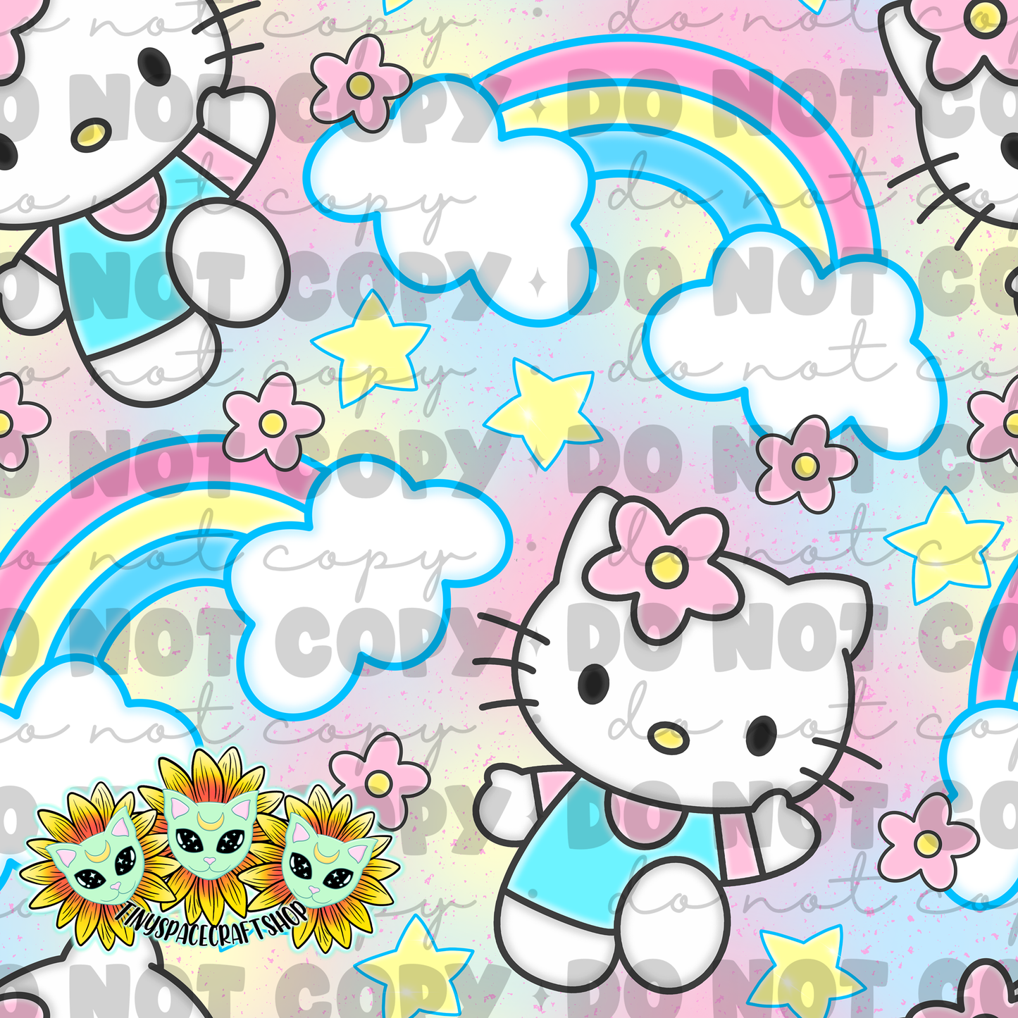 Rainbow cat