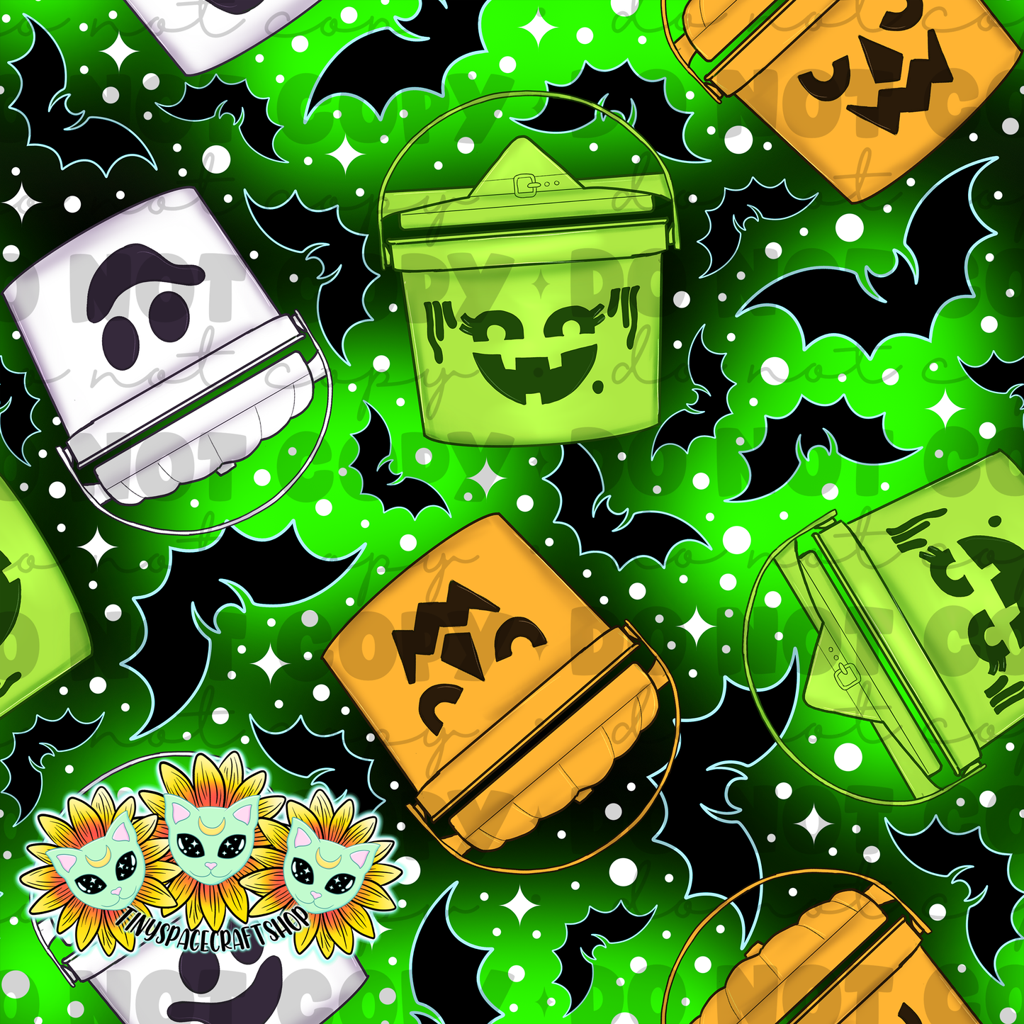 Halloween buckets