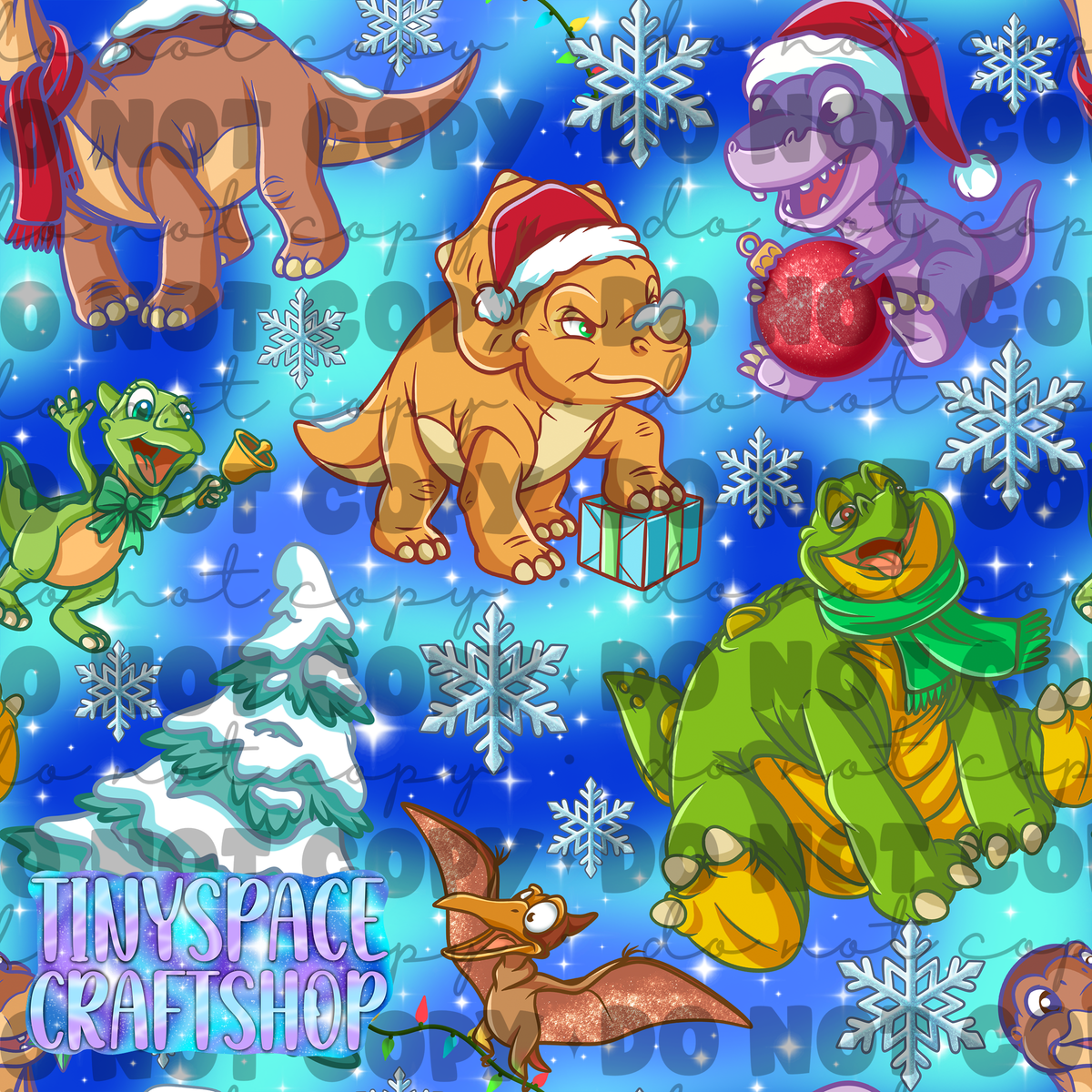 Christmas Dino