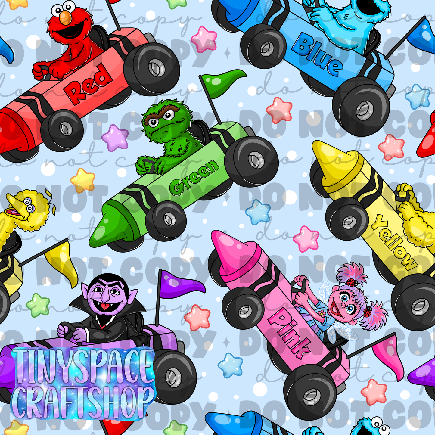 Cartoon crayons