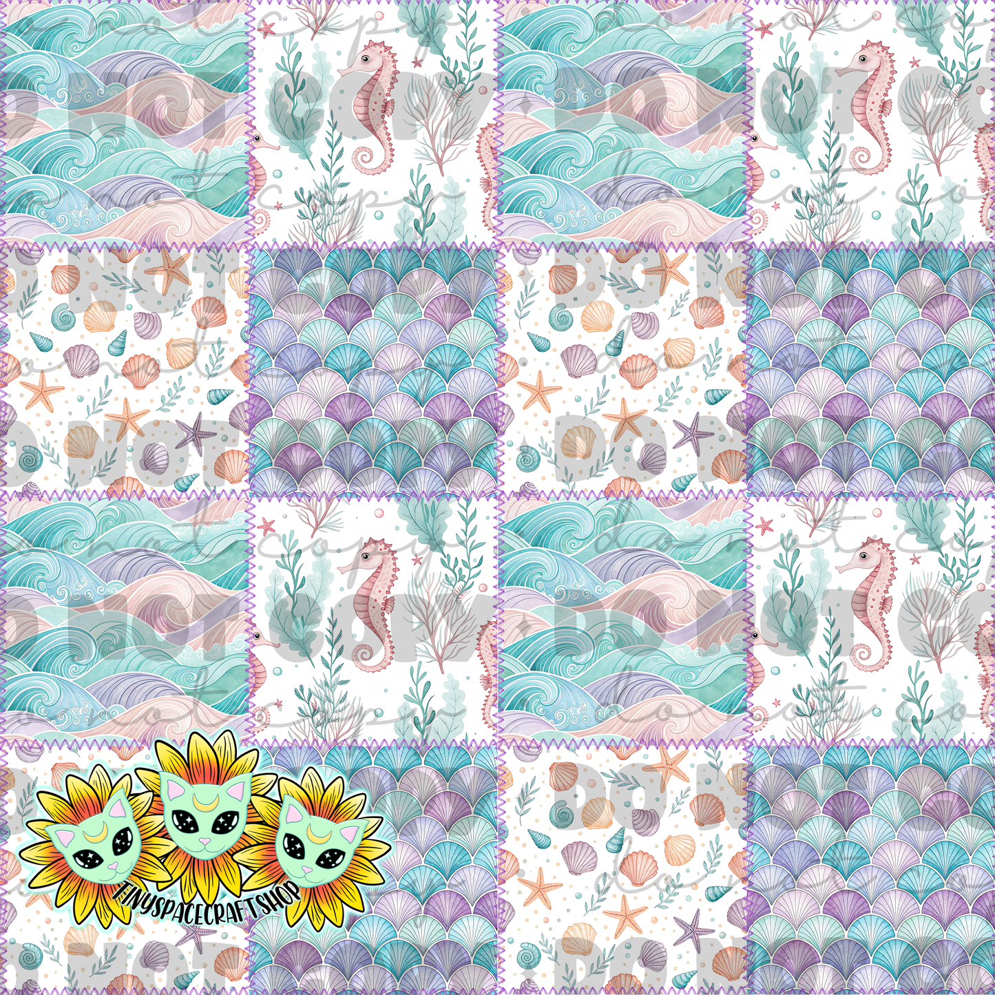 Seahorse patch
