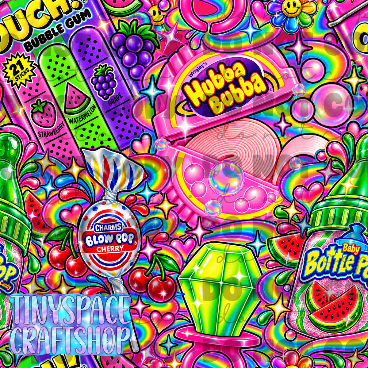 Rainbow candy