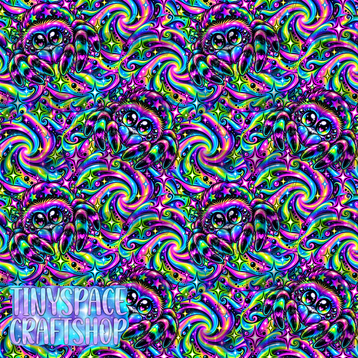 Neon spider