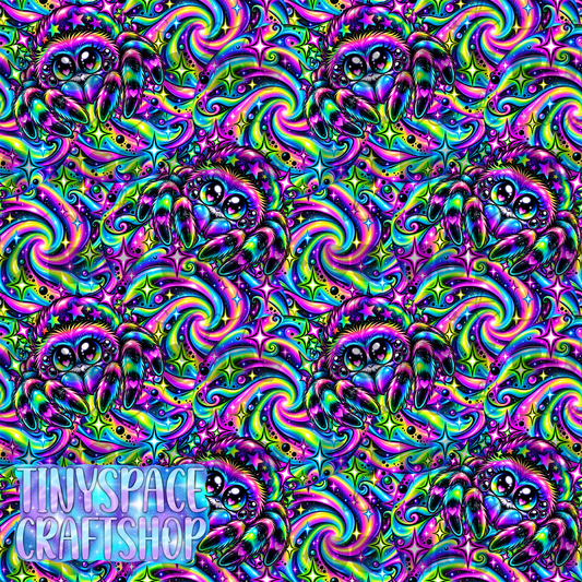 Neon spider