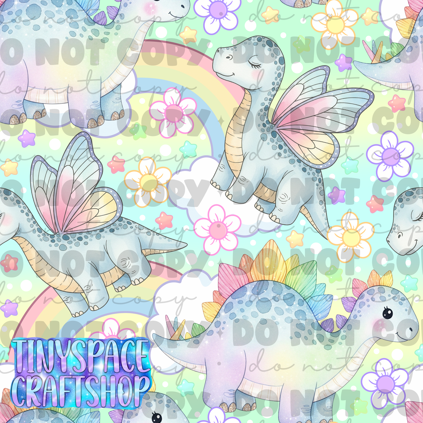 Rainbow Dino
