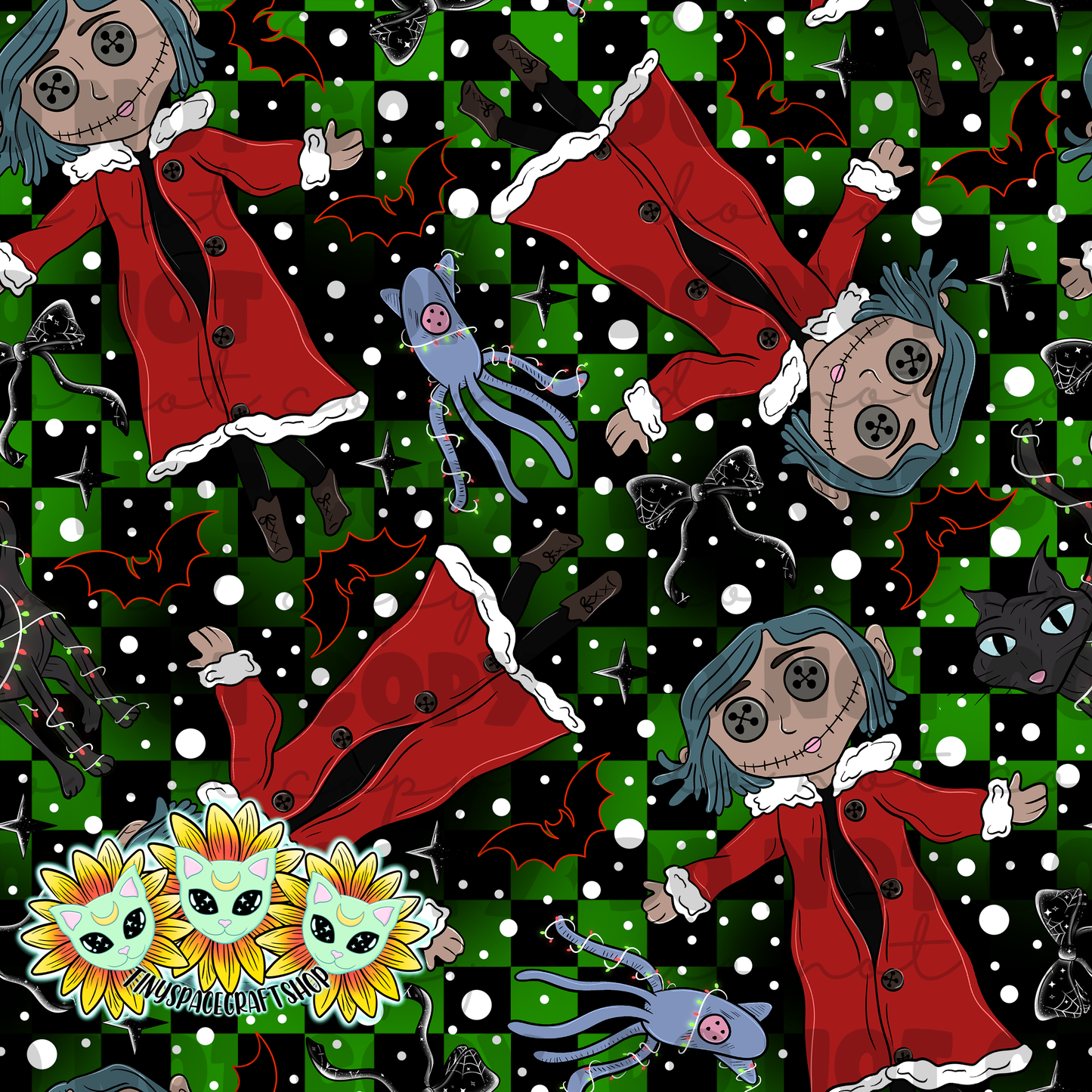 Christmas button