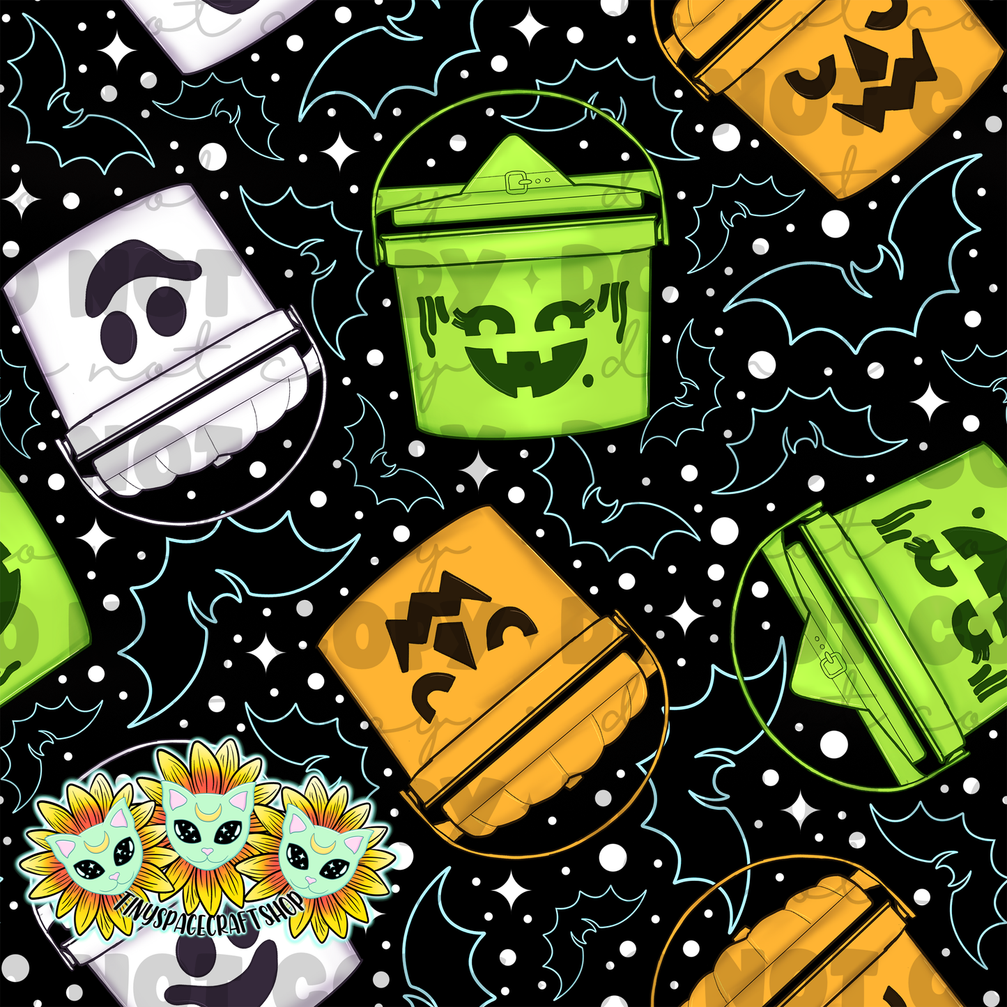 Halloween buckets