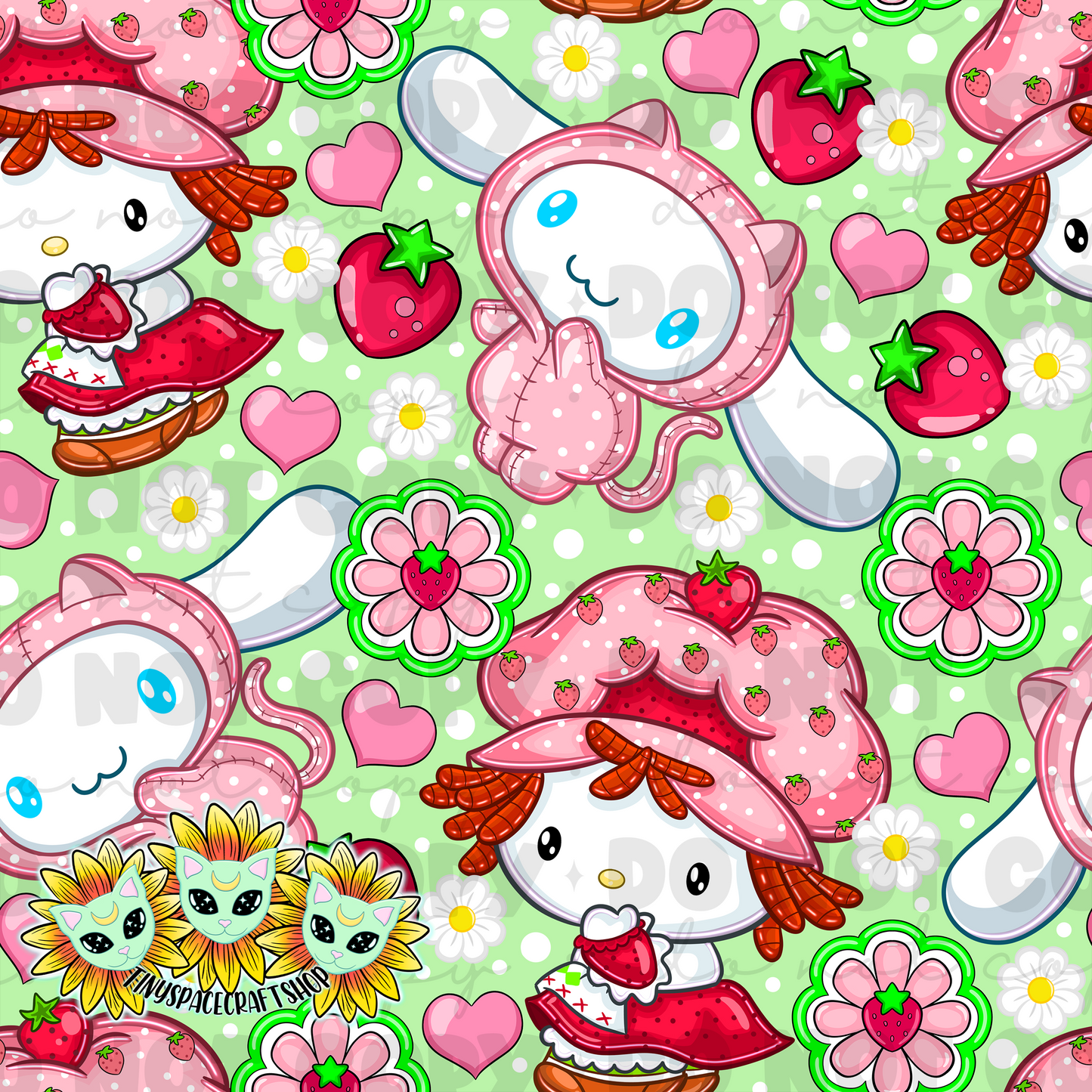 Strawberry cat
