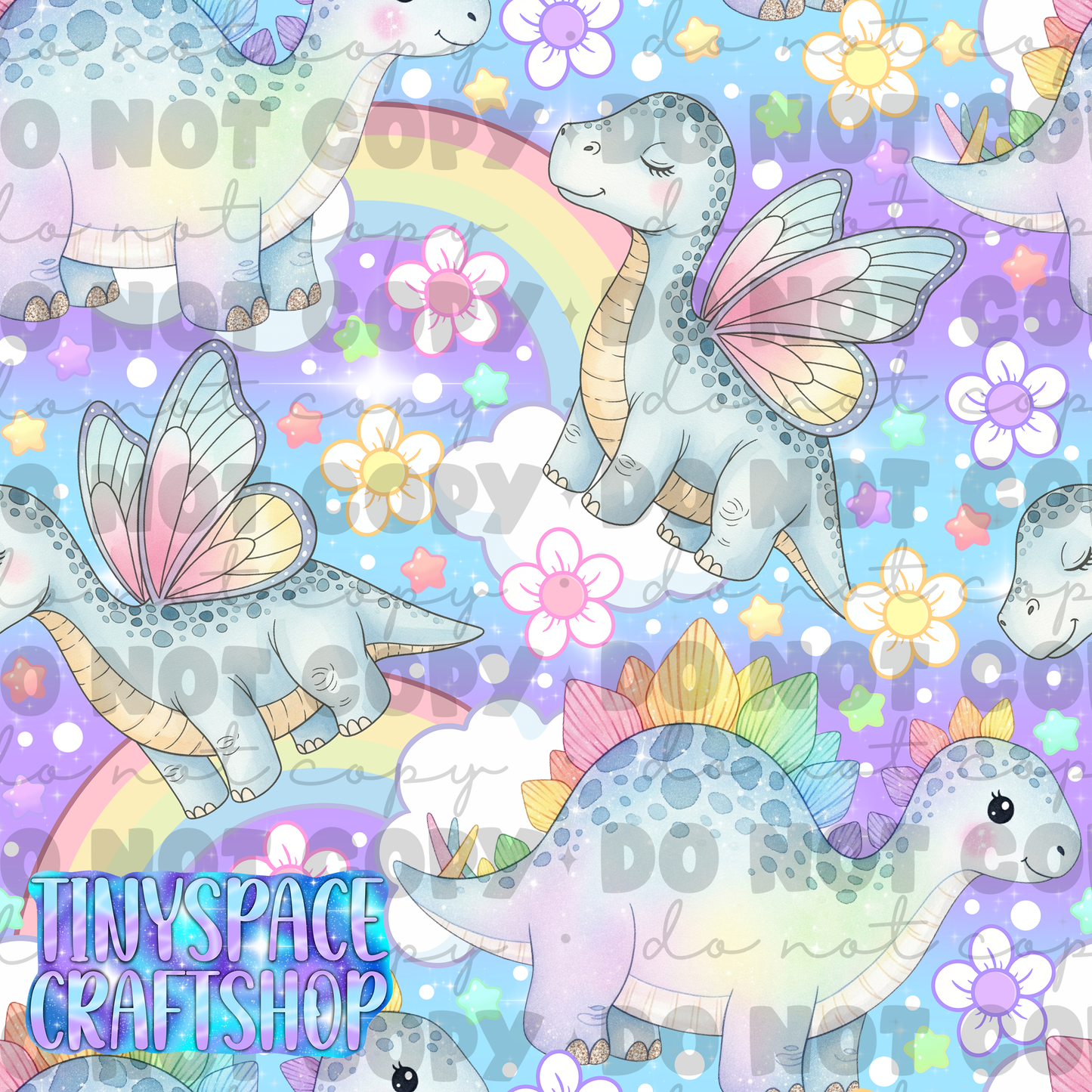 Rainbow Dino