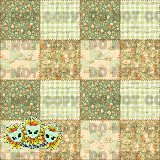 Green bunny patch