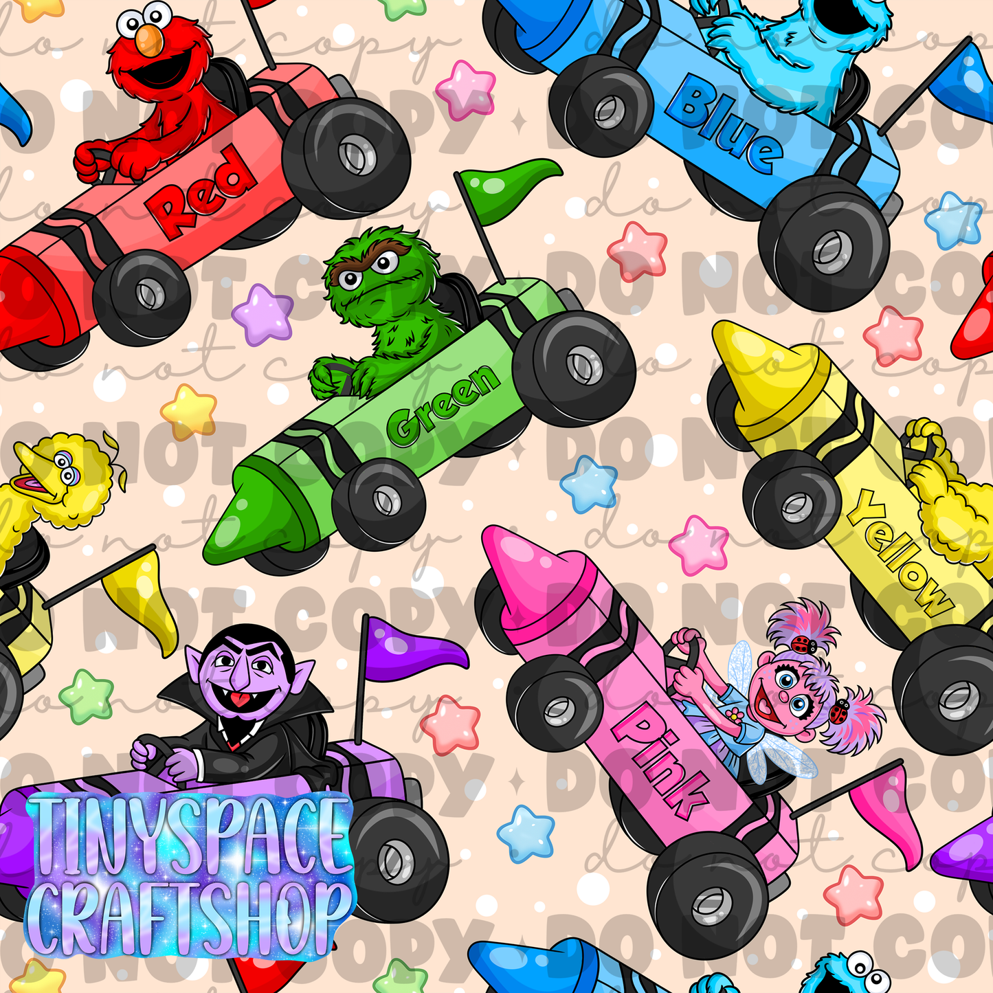 Cartoon crayons
