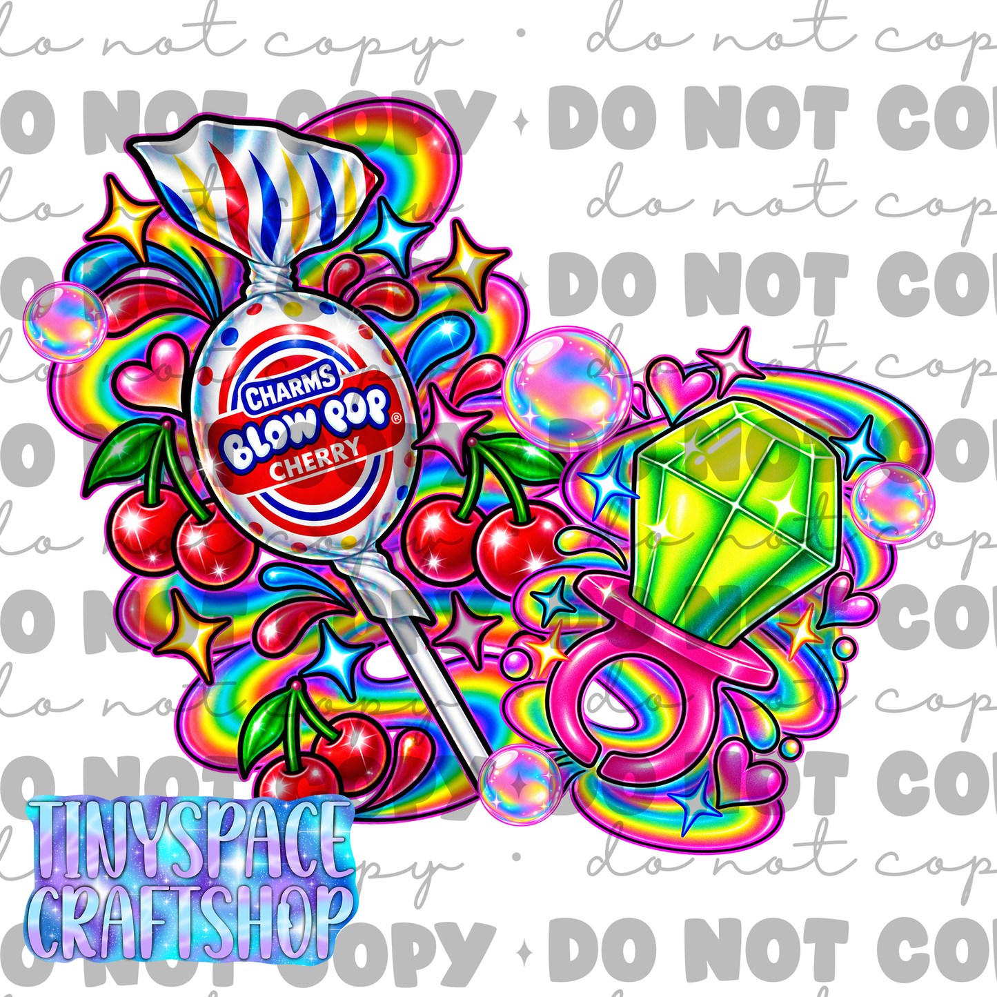 Rainbow candy