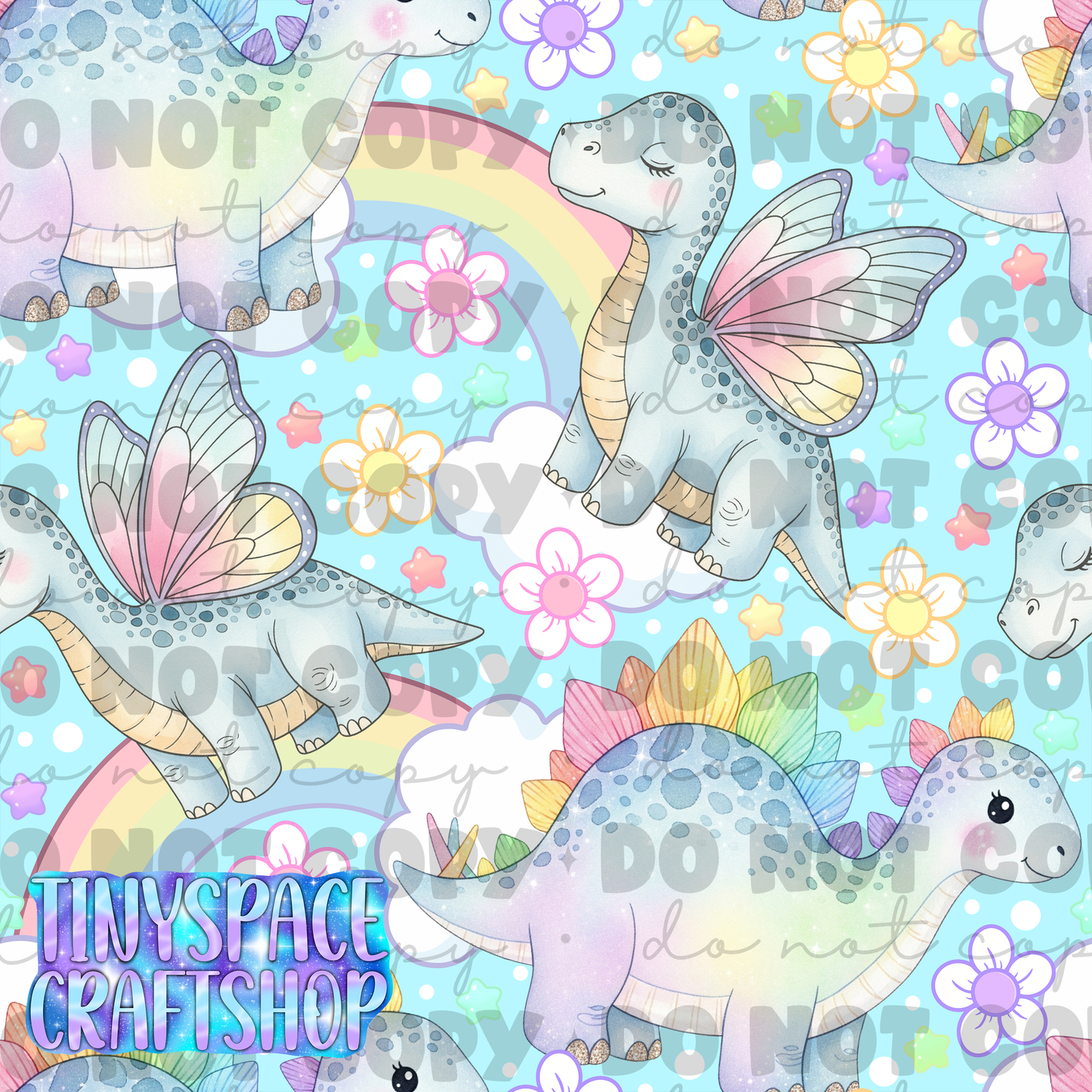 Rainbow Dino