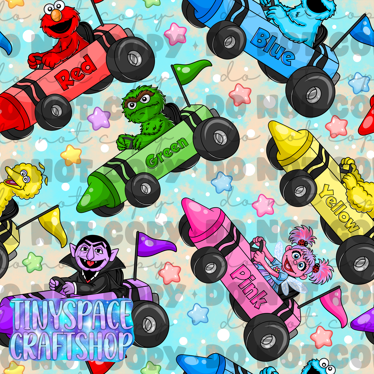 Cartoon crayons