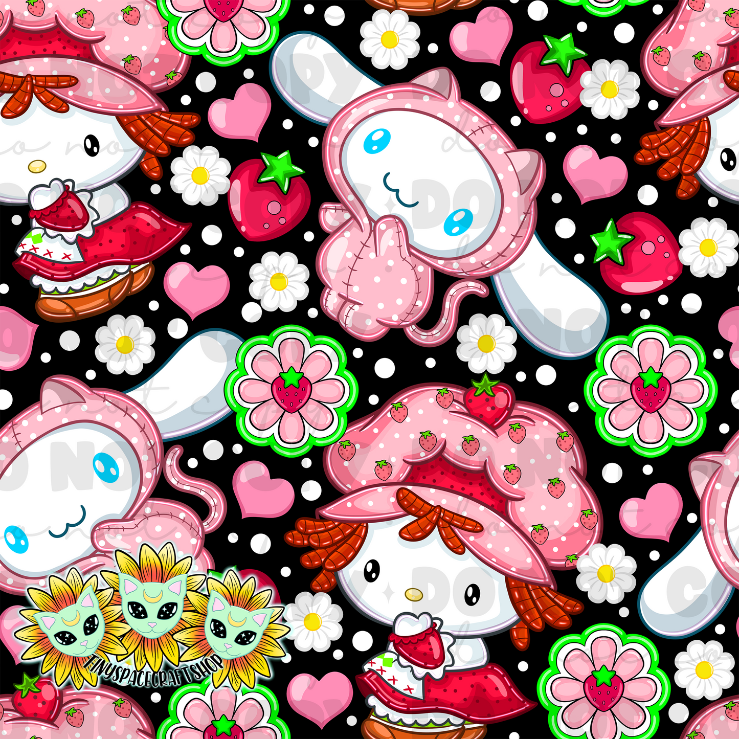 Strawberry cat