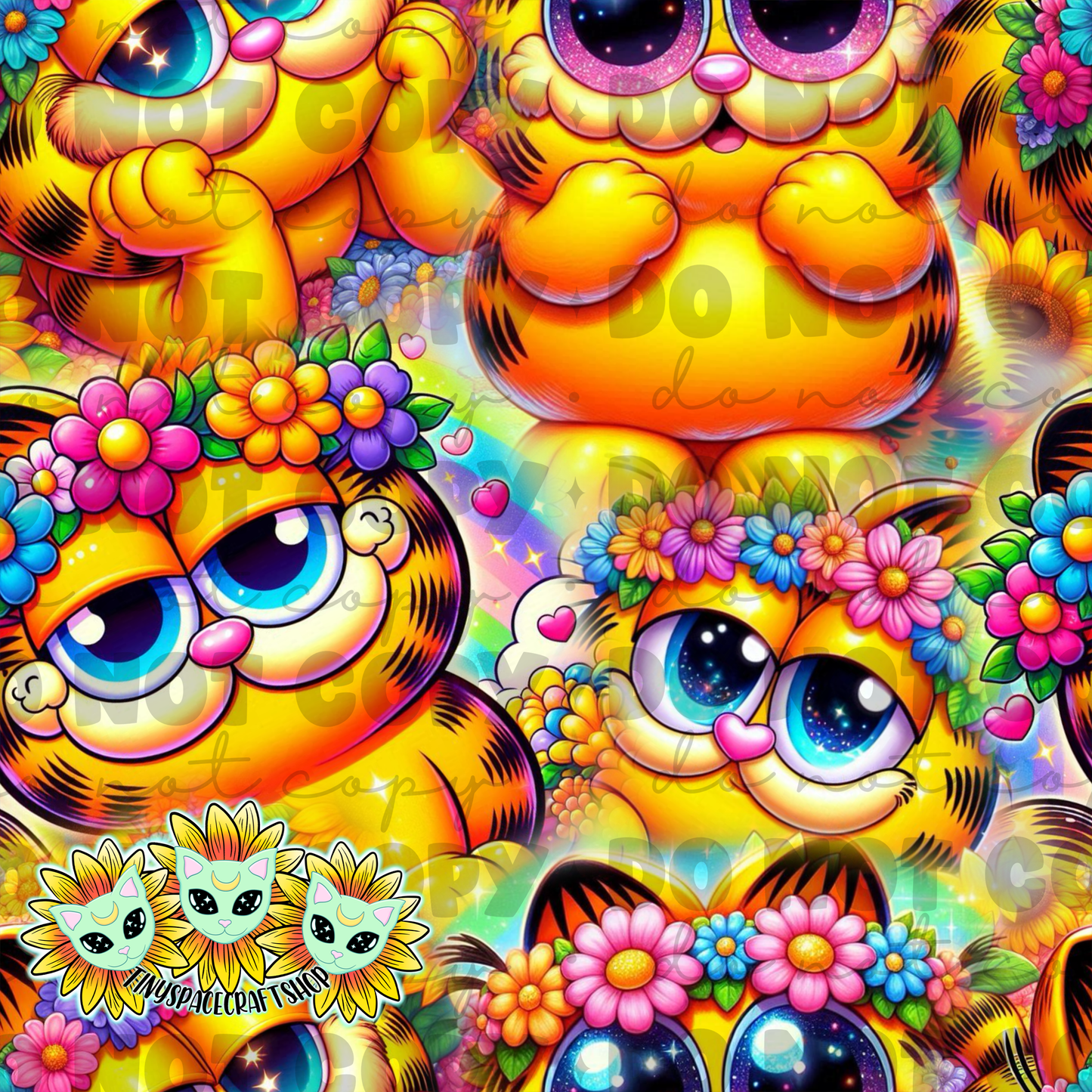 Flower cat