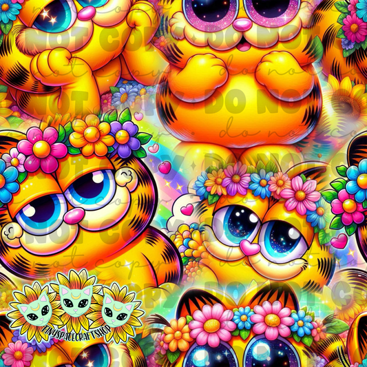 Flower cat