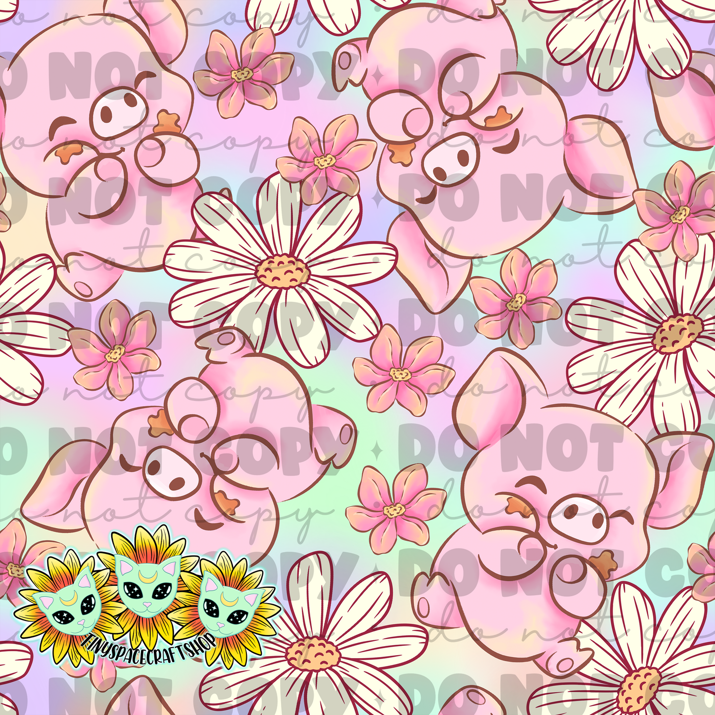 Floral pig