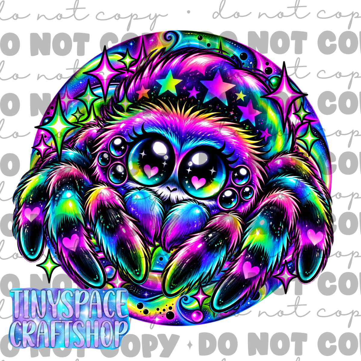 Neon spider
