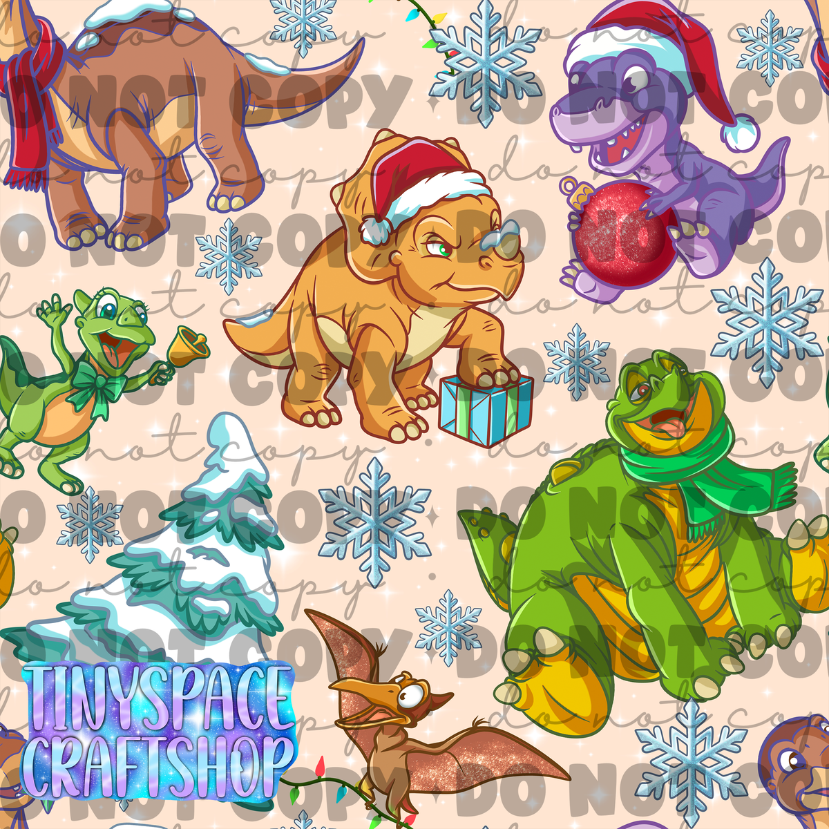 Christmas Dino