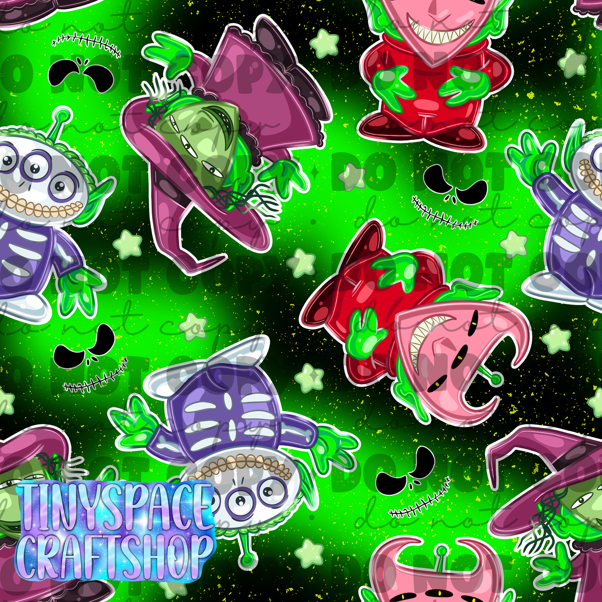 Toy aliens mash