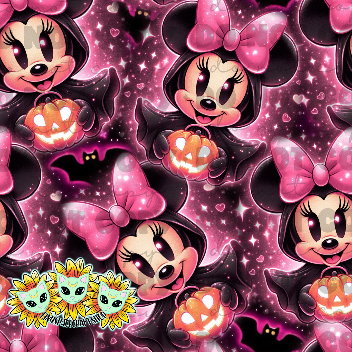 Pink Halloween mouse