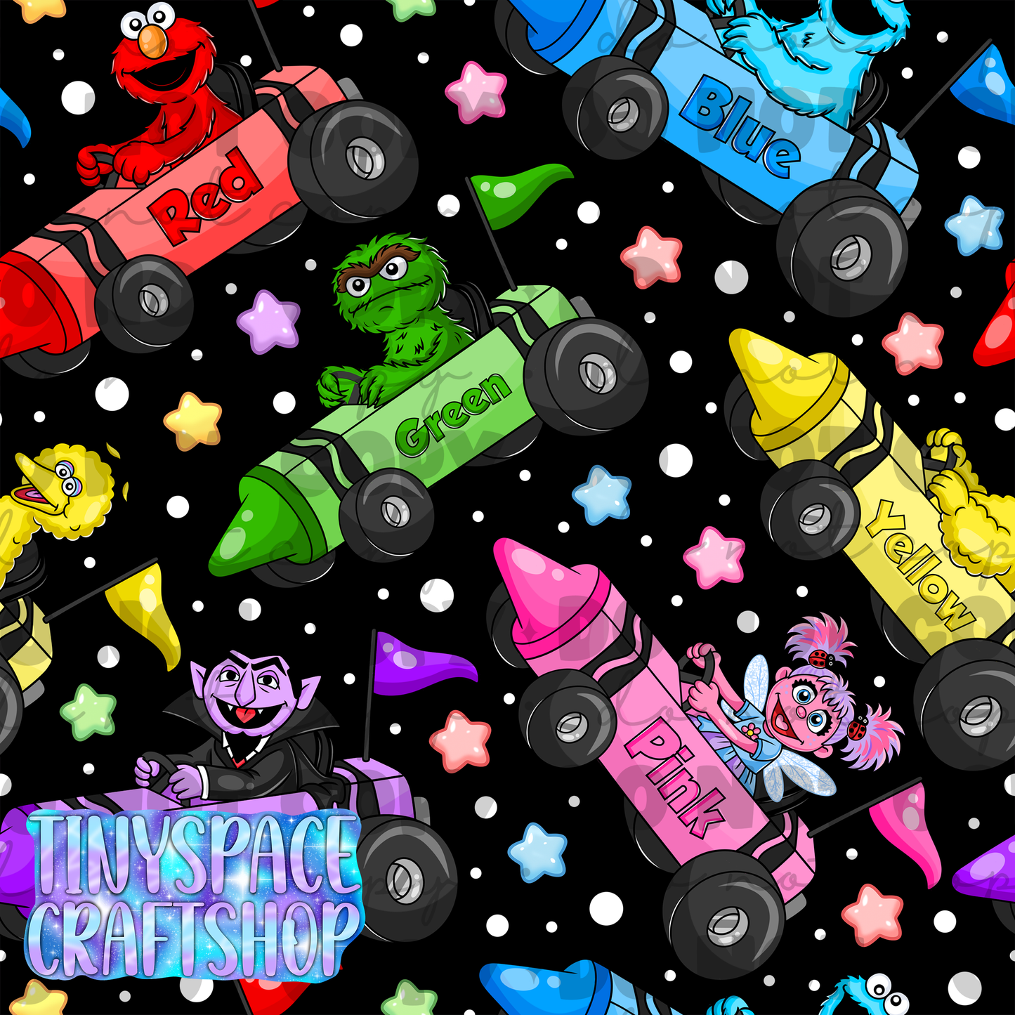 Cartoon crayons