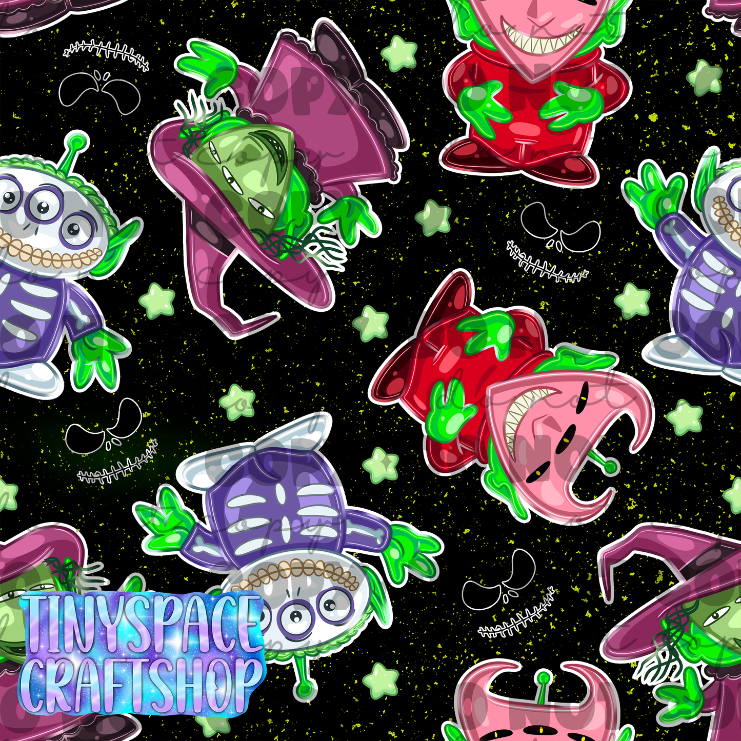 Toy aliens mash