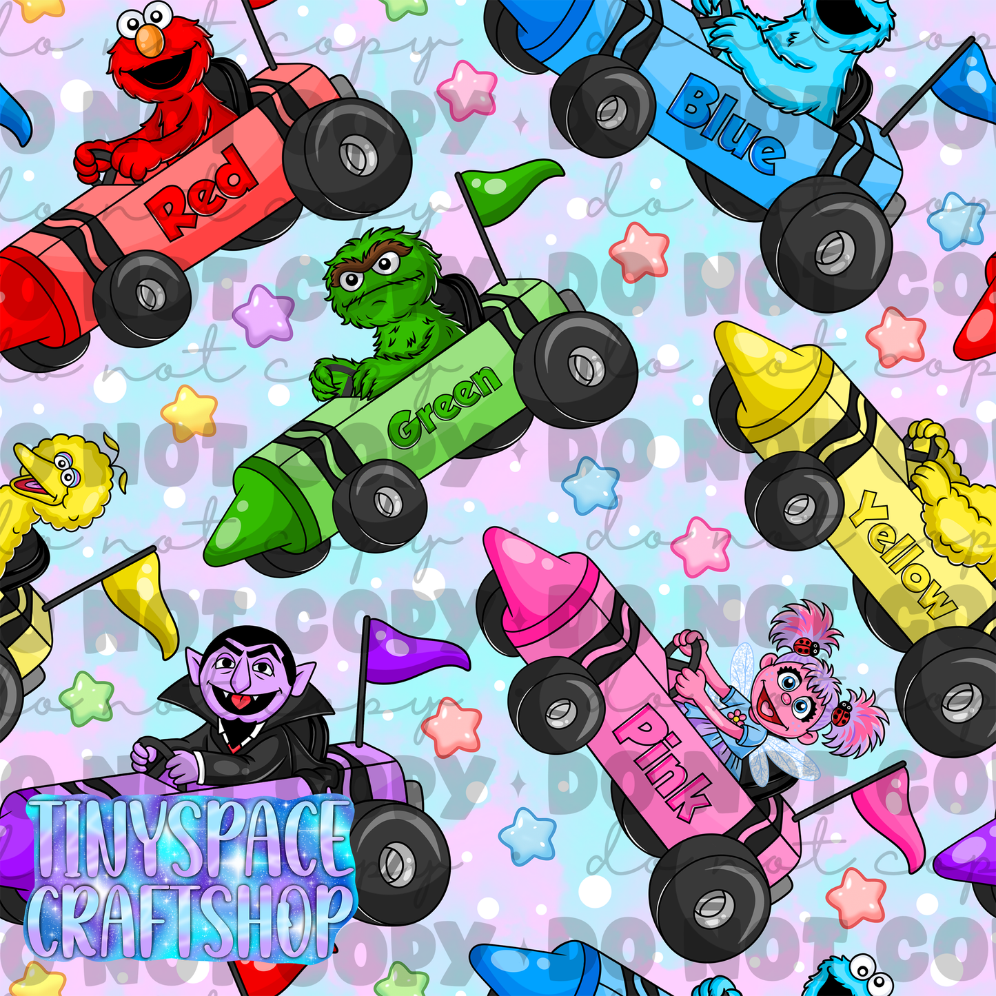 Cartoon crayons