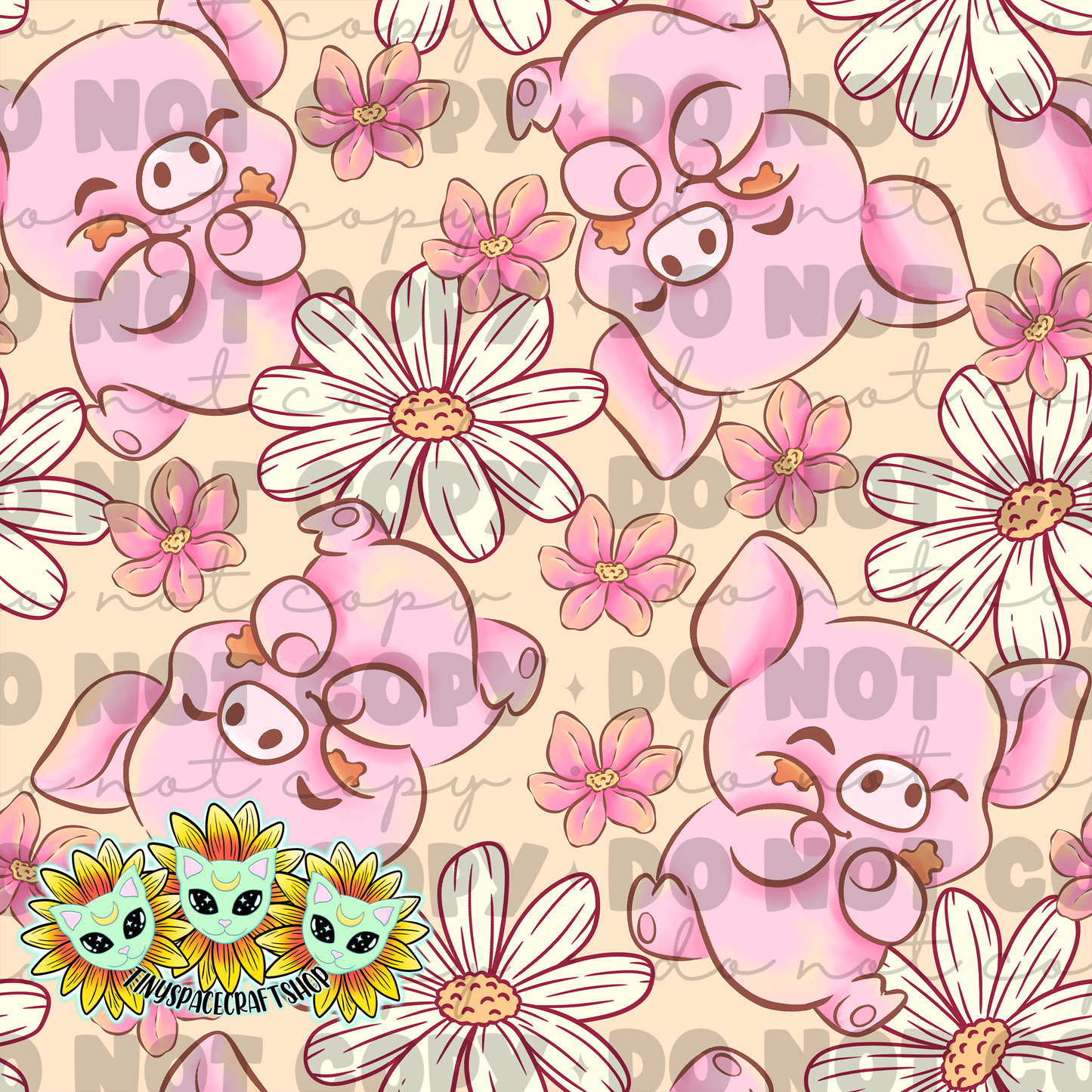 Floral pig